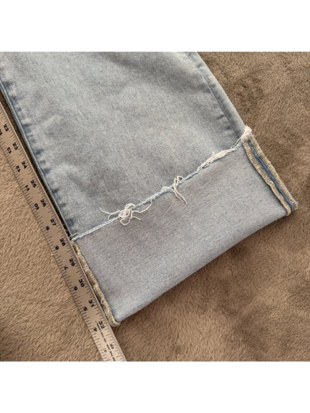 KanCan Wide Leg High Rise Jeans Womens 15/31 Light Wash - Picture 8 of 9